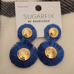 Sugarfix By Baublebar Blue Earrings NWT